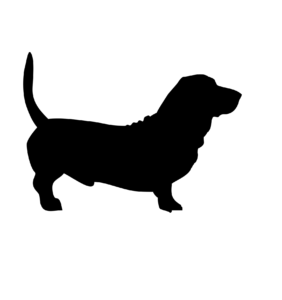 Dog silhouette