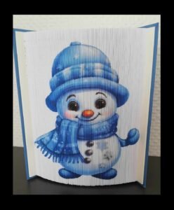 Cute Snowman (Fore Edge Photo Strip Pattern)