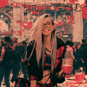 Girl in Night Club