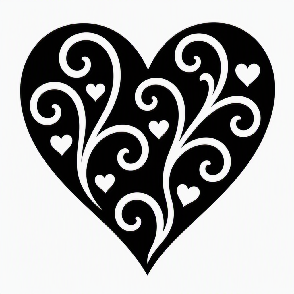 Heart Swirls Heart
